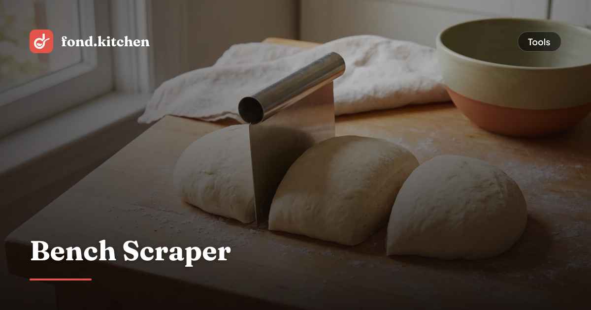 What is a Bench Scraper? Uses, Types & Buying Guide | Fond