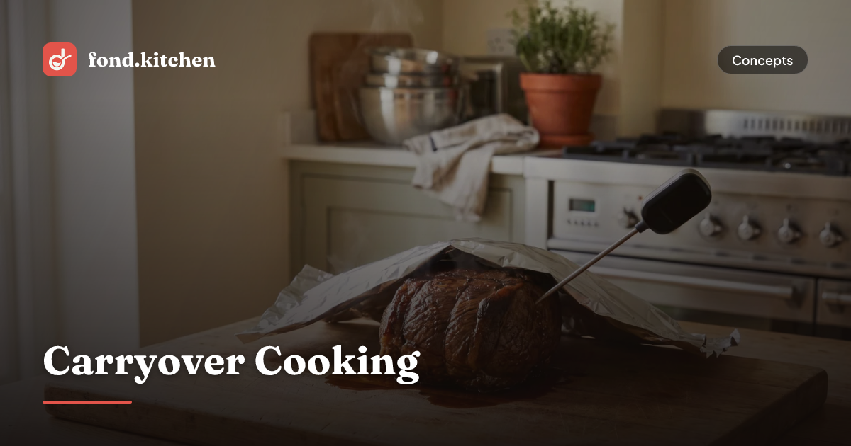 Carryover Cooking: Pull Temps & Temperature Rise | Fond