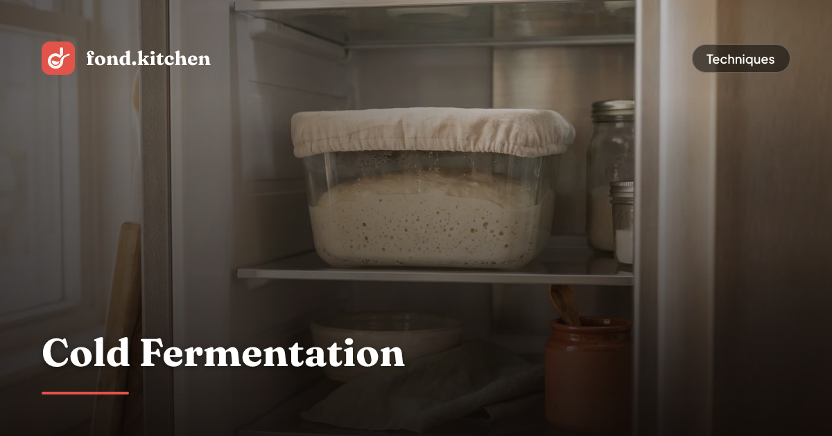 Cold Fermentation: Dough Retarding Guide (Pizza & Bread) | Fond